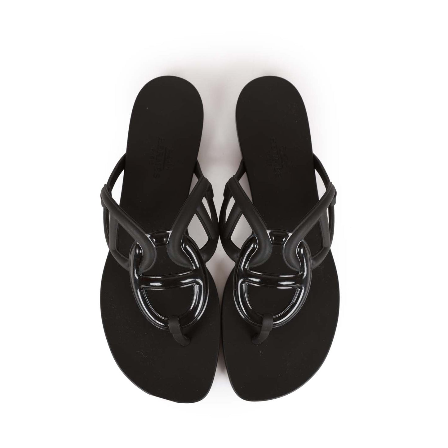 Hermes Egerie Sandal Black TPU 36