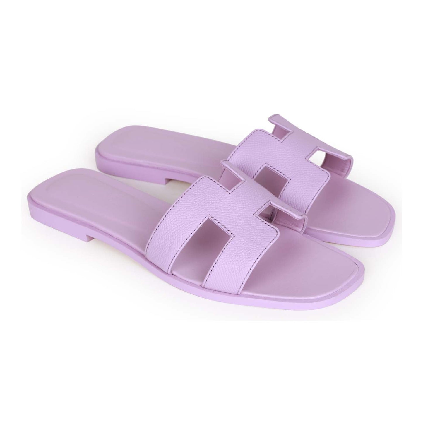 Hermes Oran Sandal Violet Amethyst Epsom 36.5