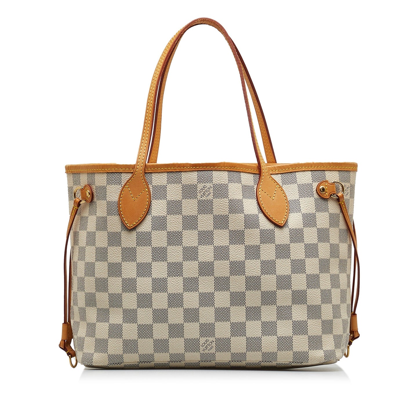 Gray Louis Vuitton Damier Azur Neverfull PM Tote Bag