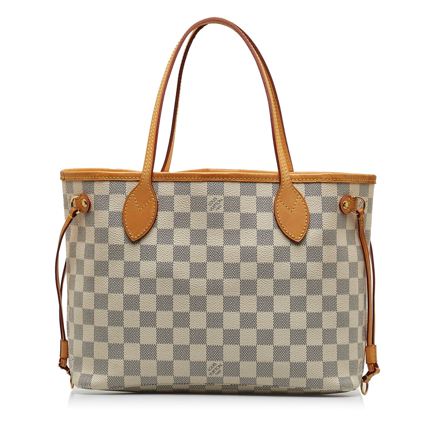 Gray Louis Vuitton Damier Azur Neverfull PM Tote Bag