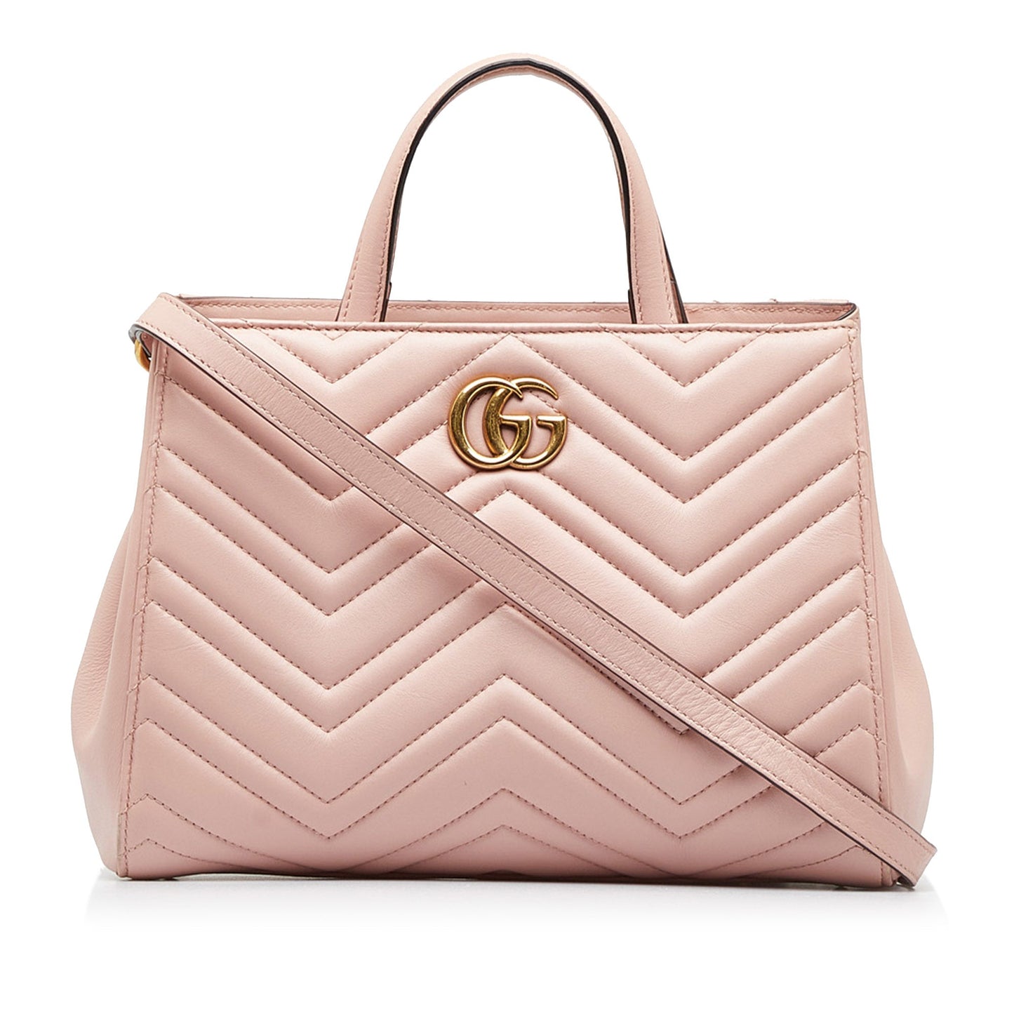 GUCCI Medium GG Marmont Matelasse Tote Satchel