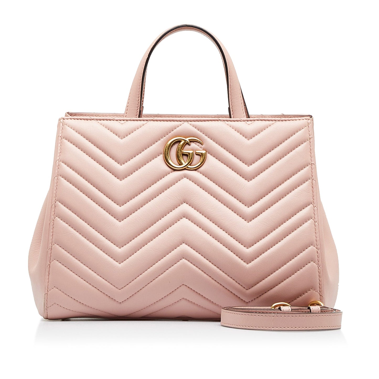 GUCCI Medium GG Marmont Matelasse Tote Satchel