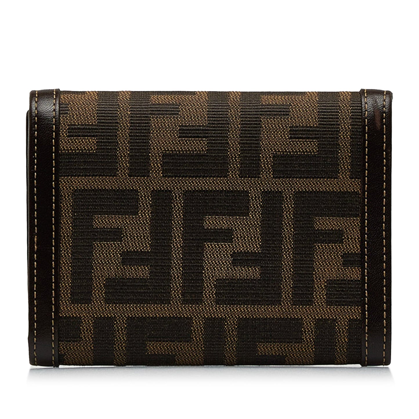 FENDI Zucca Canvas Small Wallet Small Wallets