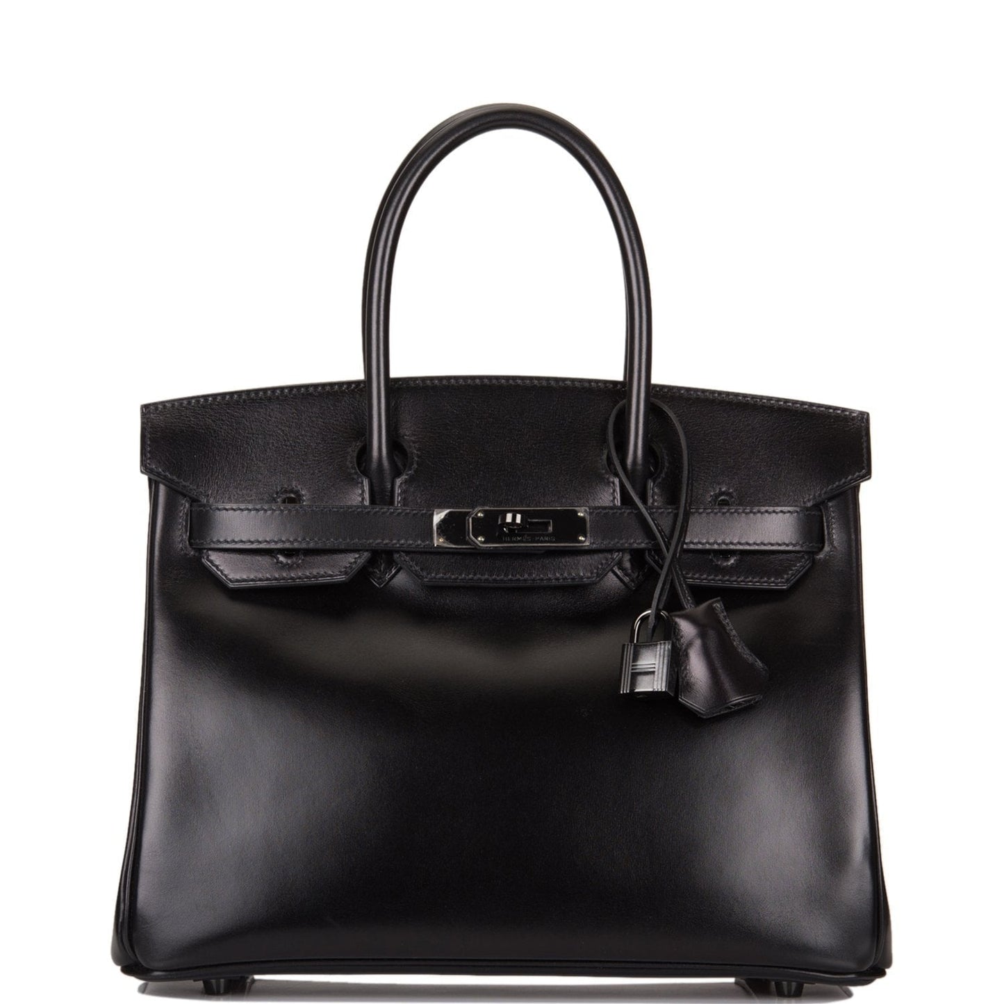 Hermes SO Black Box Birkin 30cm Black Hardware