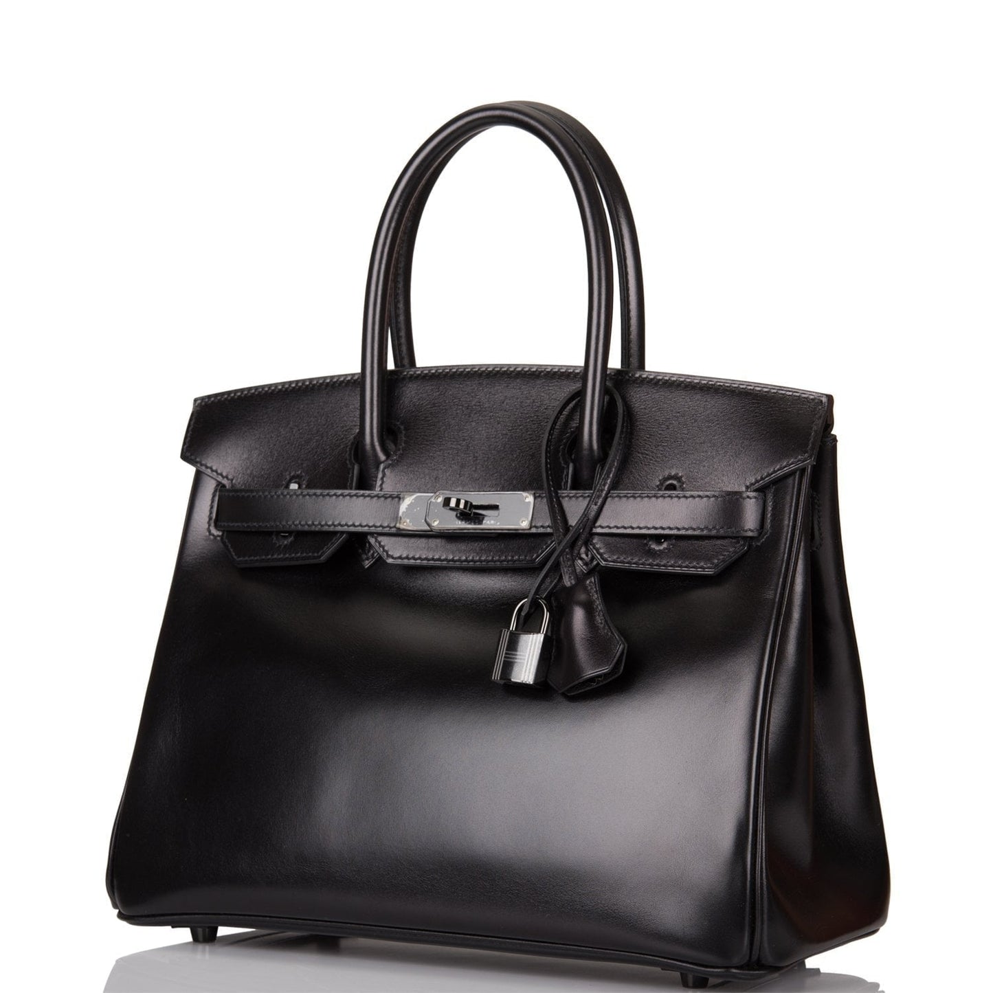 Hermes SO Black Box Birkin 30cm Black Hardware