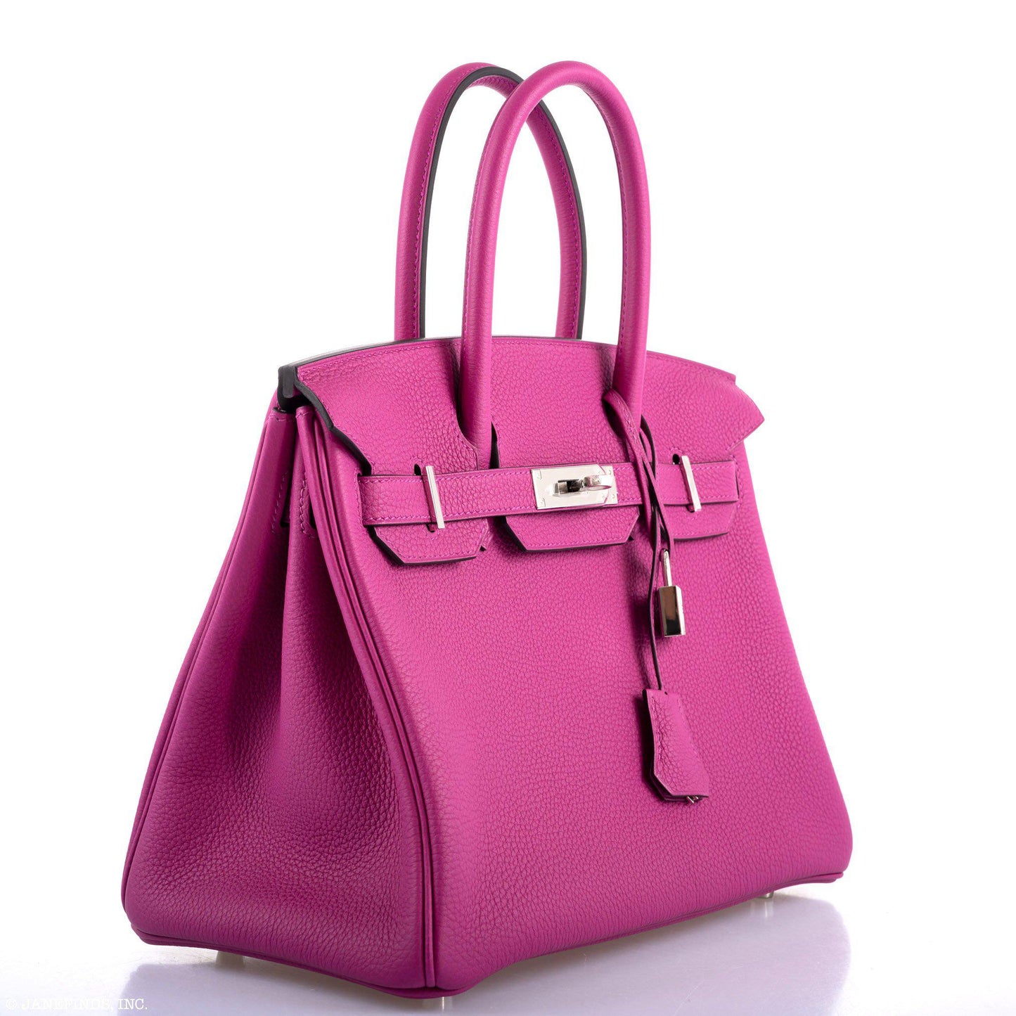 Hermes Birkin 30 Rose Pourpre Togo Palladium Hardware - 2020, Y