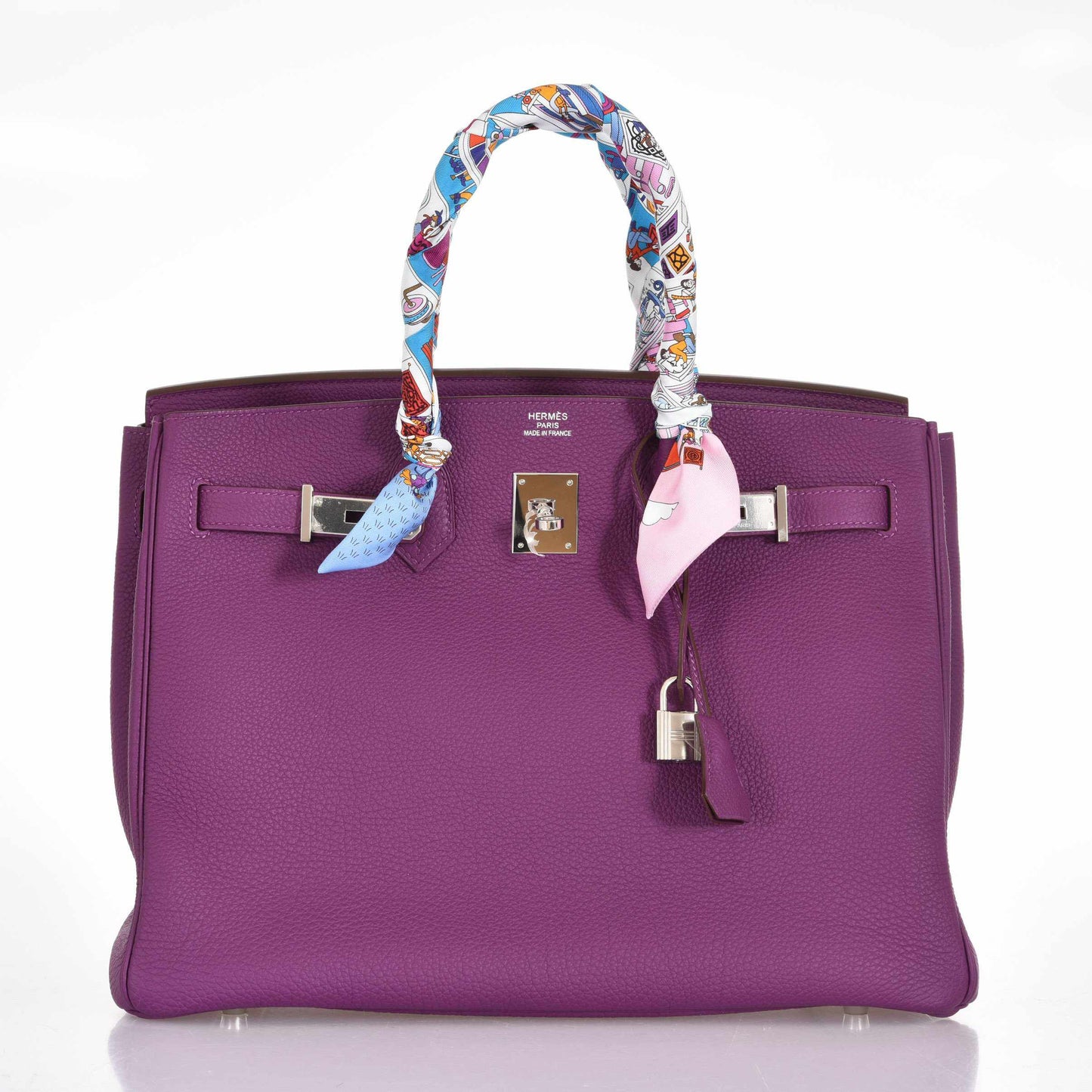 Hermès Birkin 35 Anemone Togo Palladium Hardware