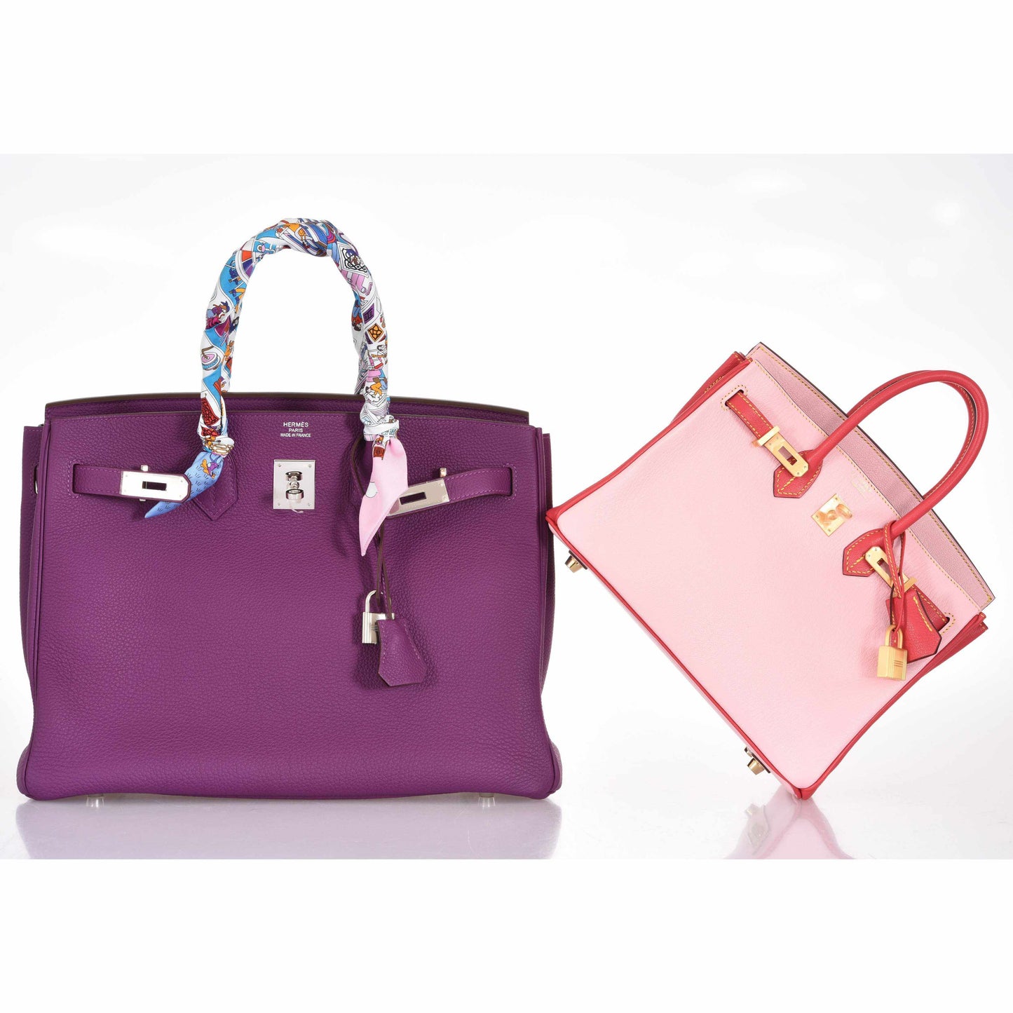 Hermès Birkin 35 Anemone Togo Palladium Hardware