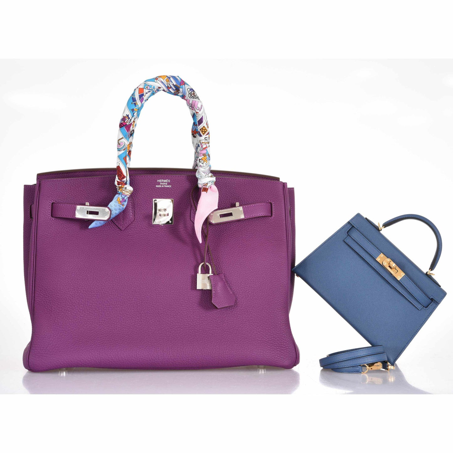 Hermès Birkin 35 Anemone Togo Palladium Hardware