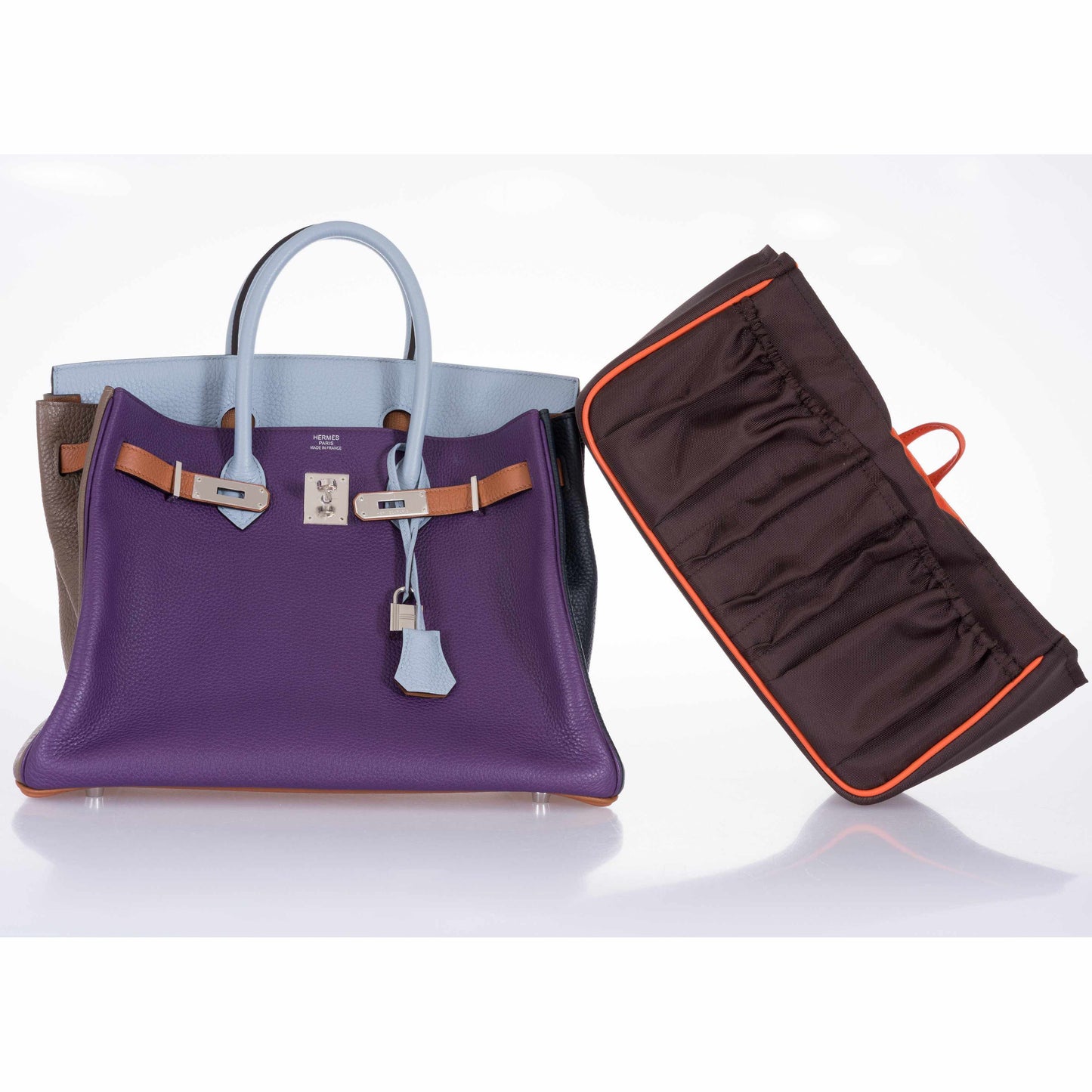 Hermès Birkin 35 Arlequin Harlequin Clemence Palladium Hardware | Limited