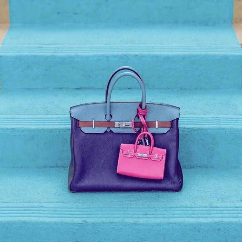 Hermès Birkin 35 Arlequin Harlequin Clemence Palladium Hardware | Limited