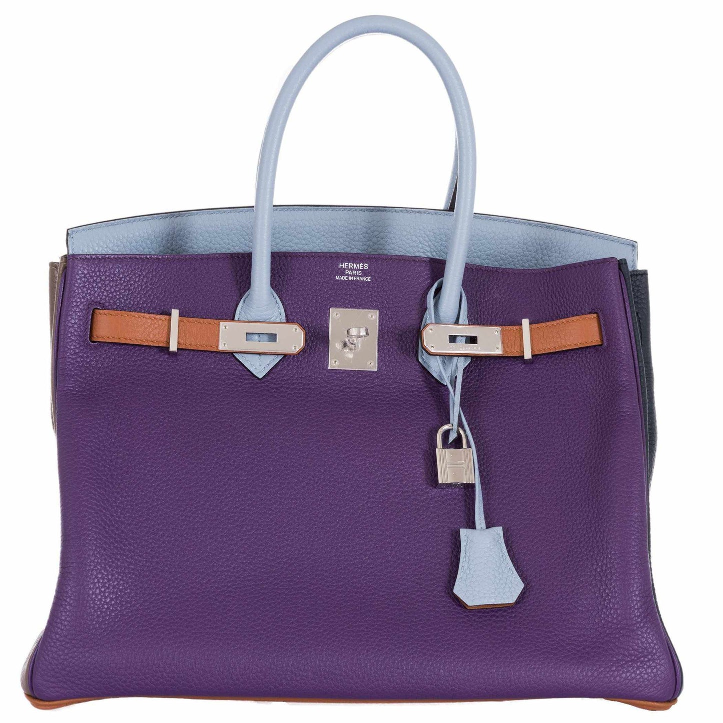 Hermès Birkin 35 Arlequin Harlequin Clemence Palladium Hardware | Limited