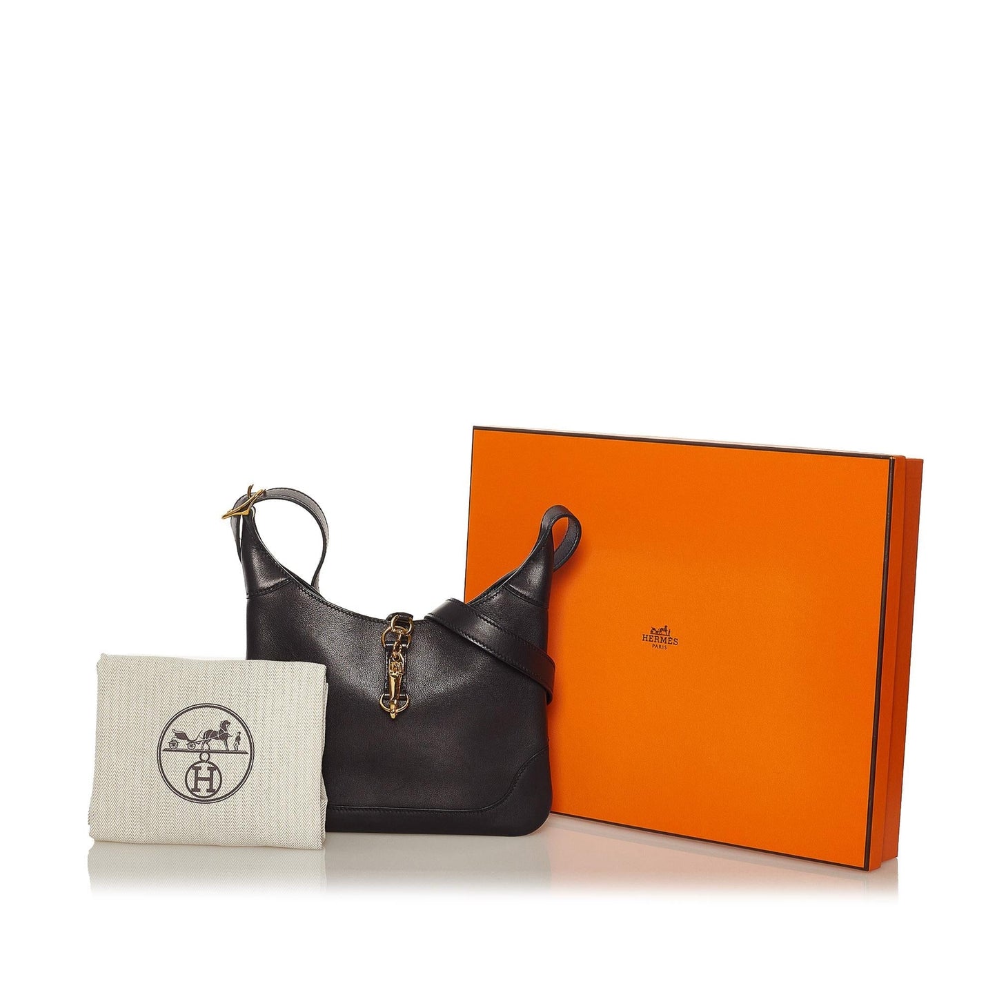 Hermes Trim Duo Leather Crossbody Bag (SHG-tlQLpo)