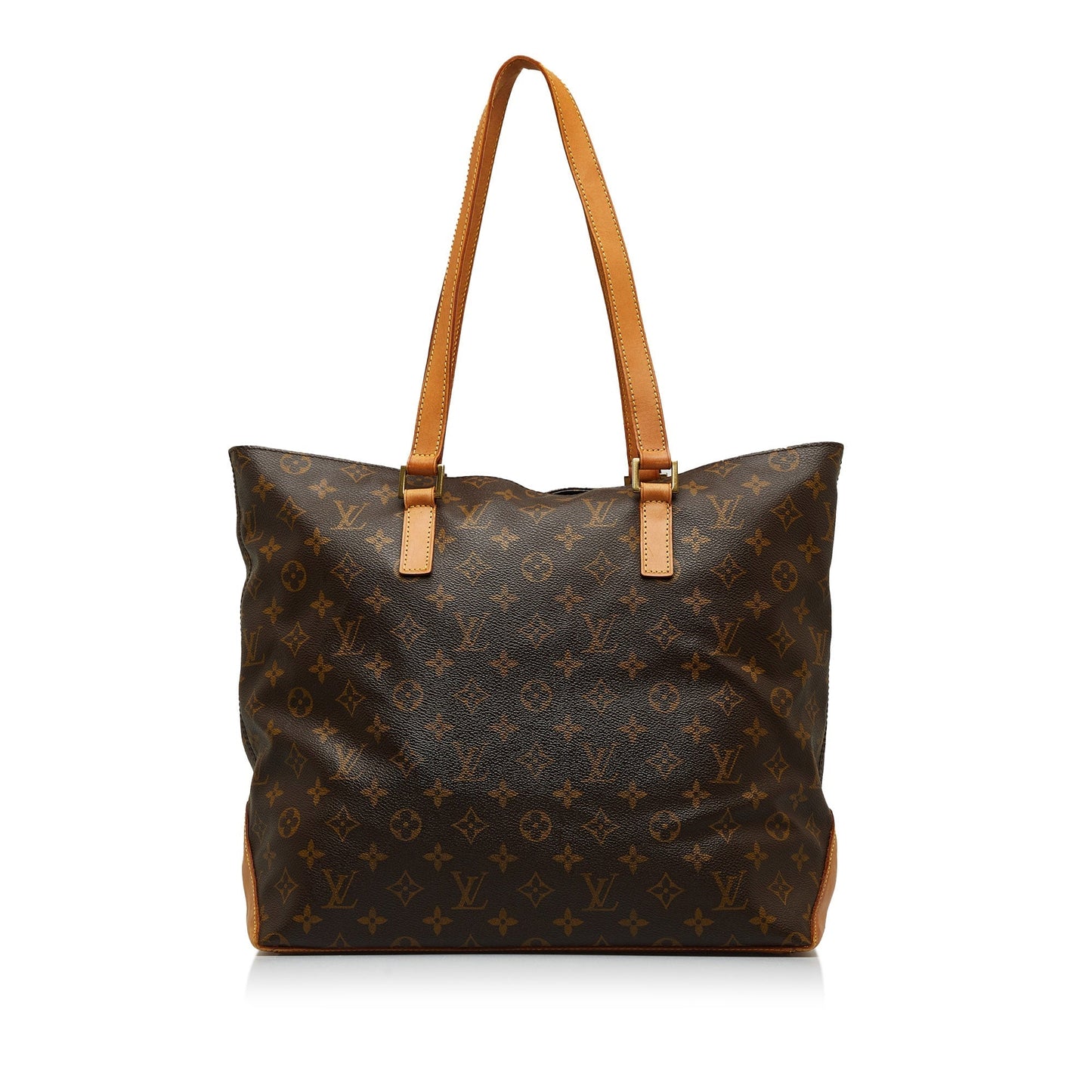 LOUIS VUITTON Monogram Cabas Mezzo Tote Bag