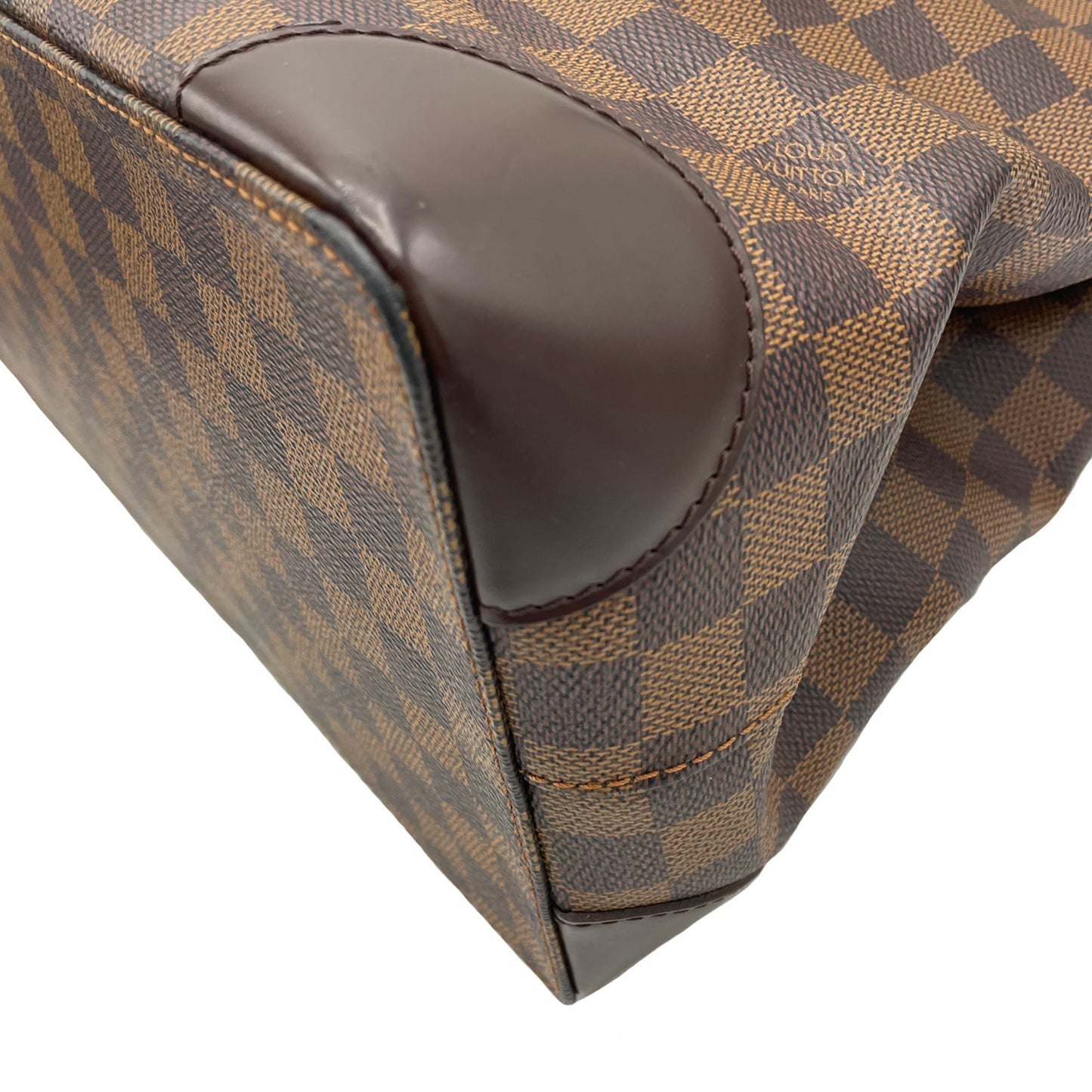 Brown Louis Vuitton Damier Ebene Hampstead MM Tote Bag