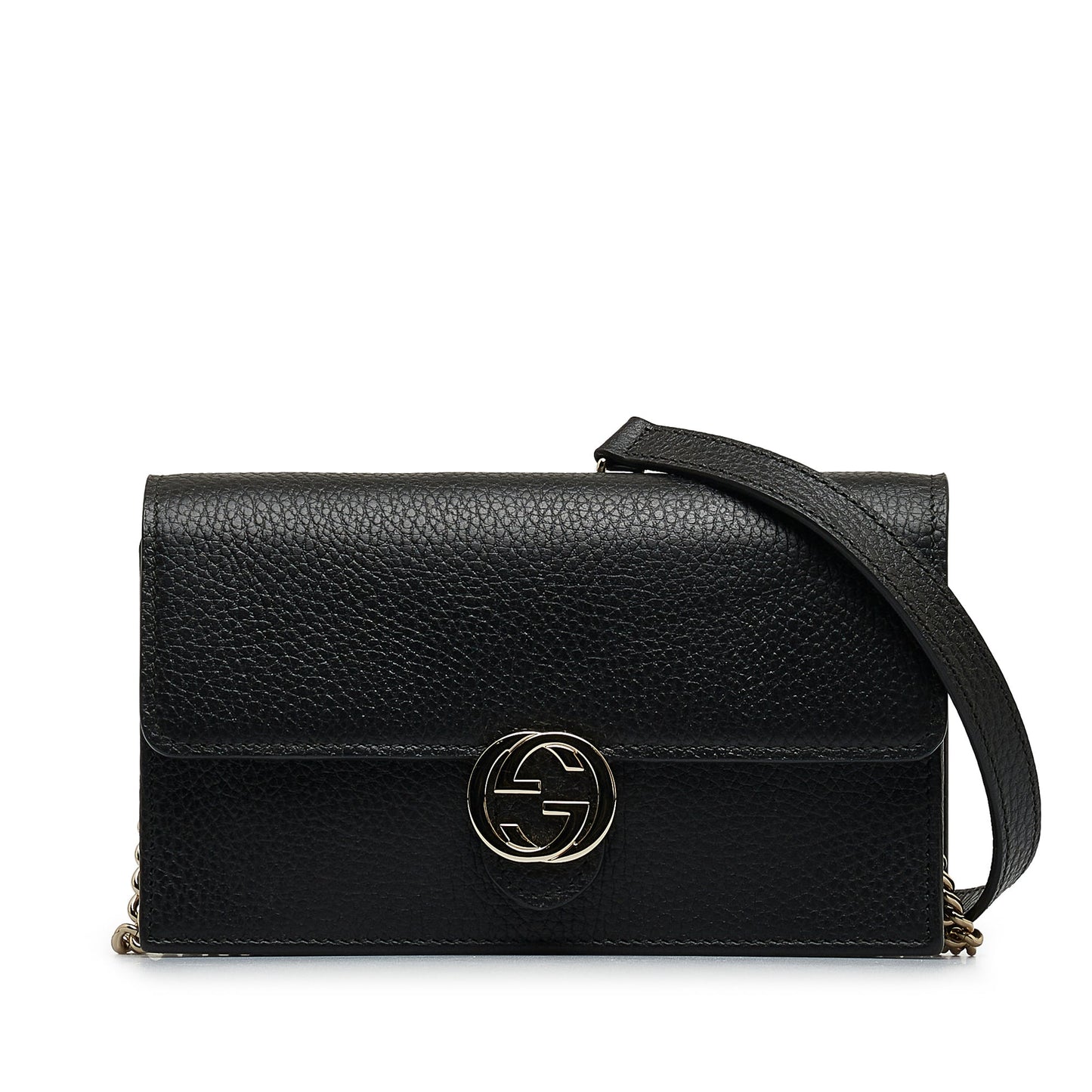 GUCCI Dollar Interlocking G Wallet on Chain Crossbody Bag