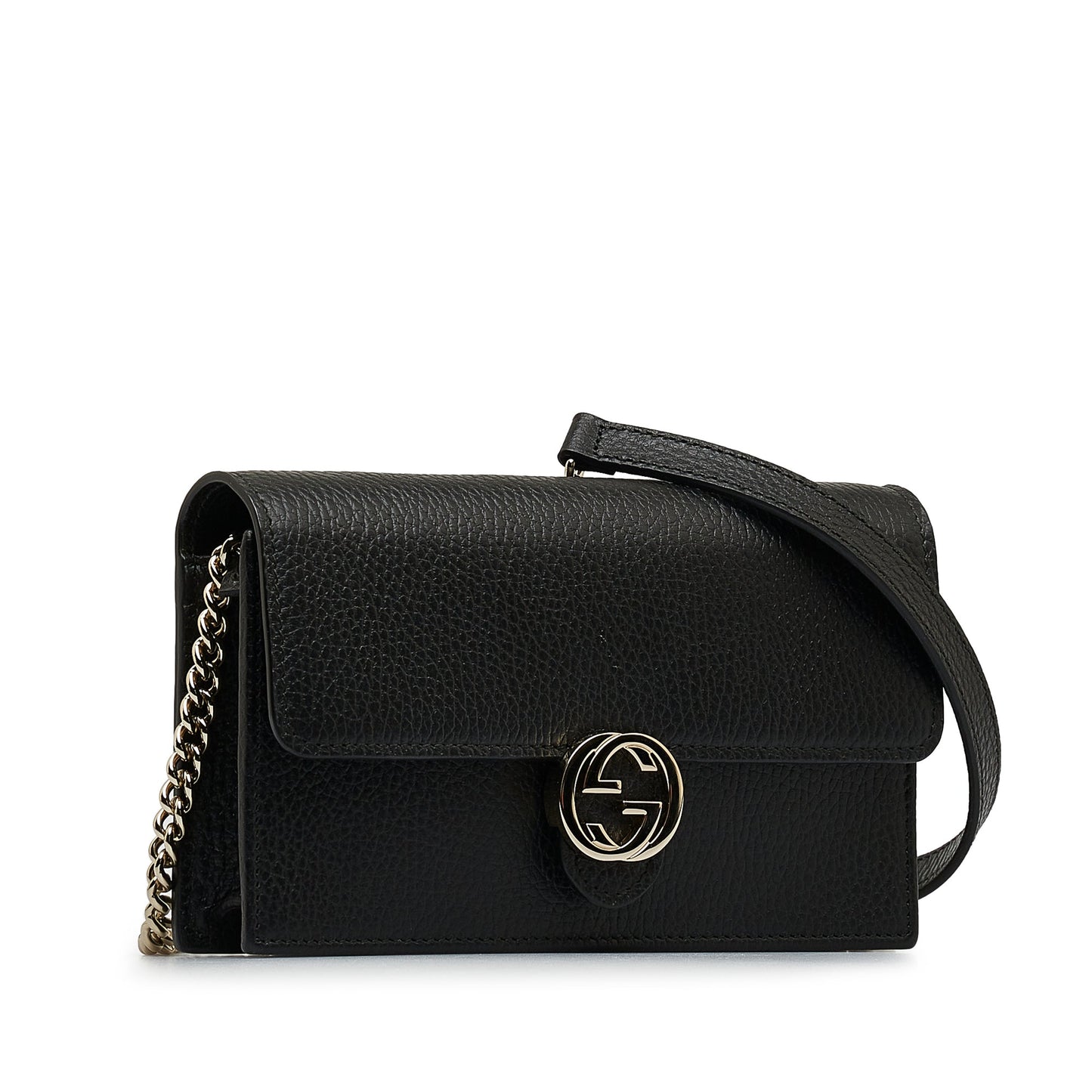 GUCCI Dollar Interlocking G Wallet on Chain Crossbody Bag