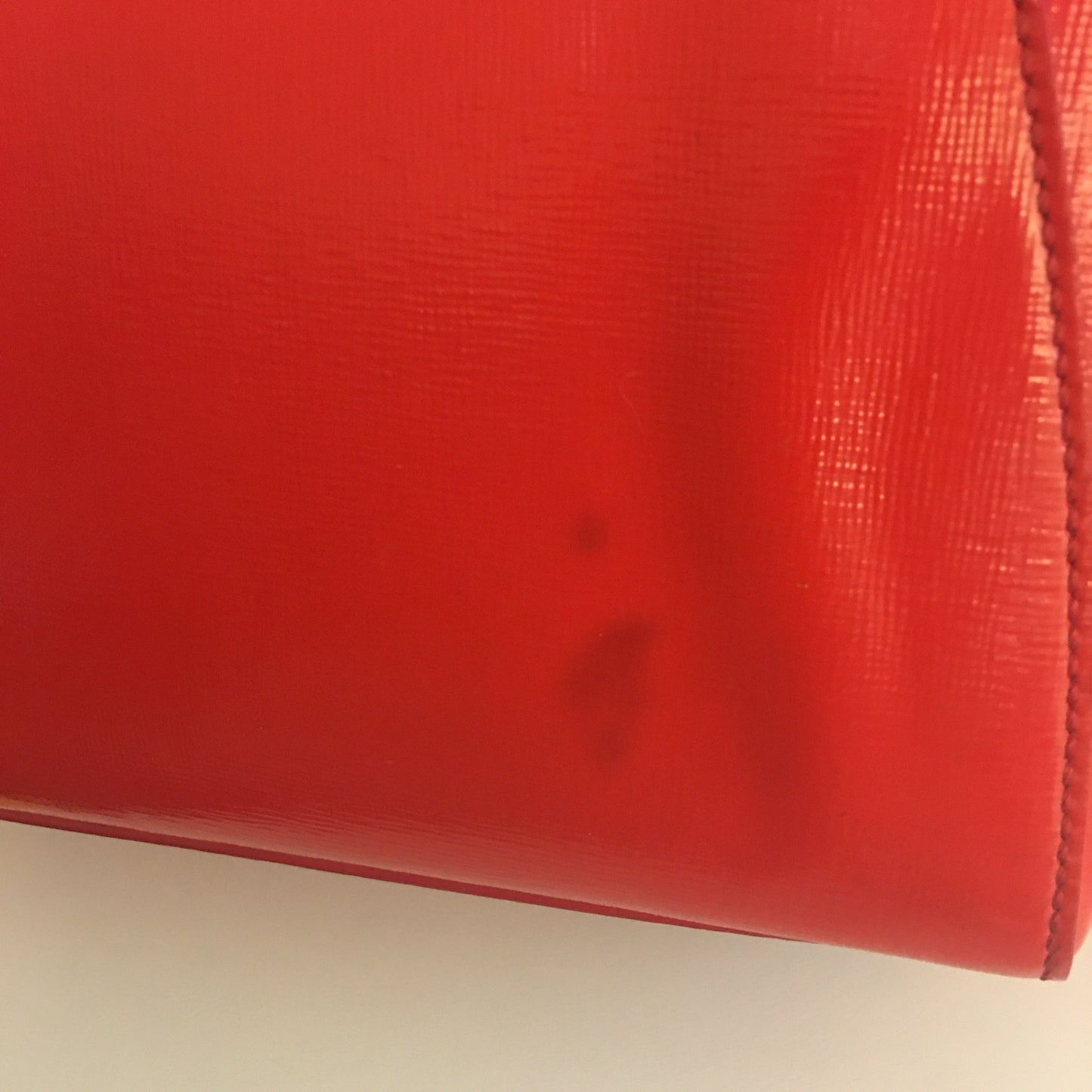 FENDI 2Jours Handbag in Red Leather