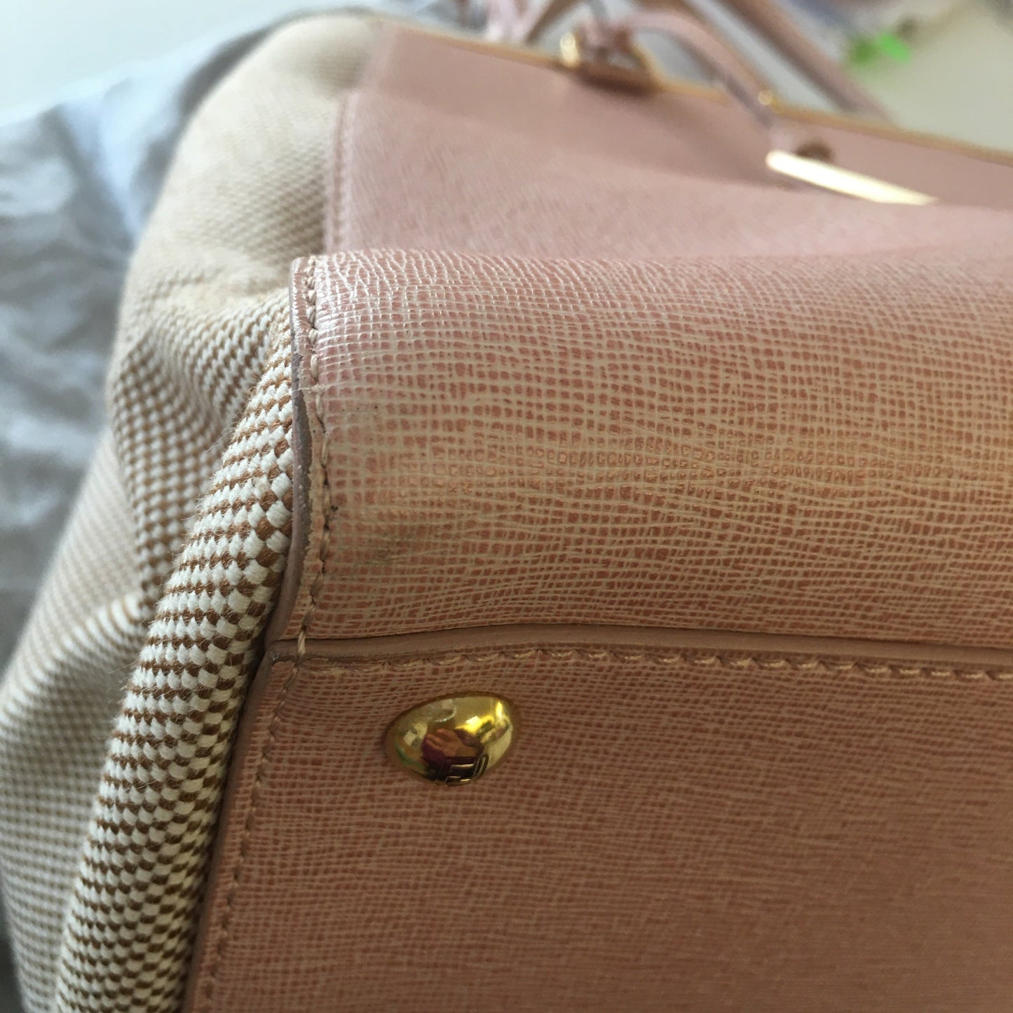 FENDI 2Jours Handbag in Pink Leather