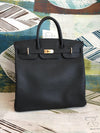 HM Birkin Black For Women Gold Toned Hardware 16.5in/42cm