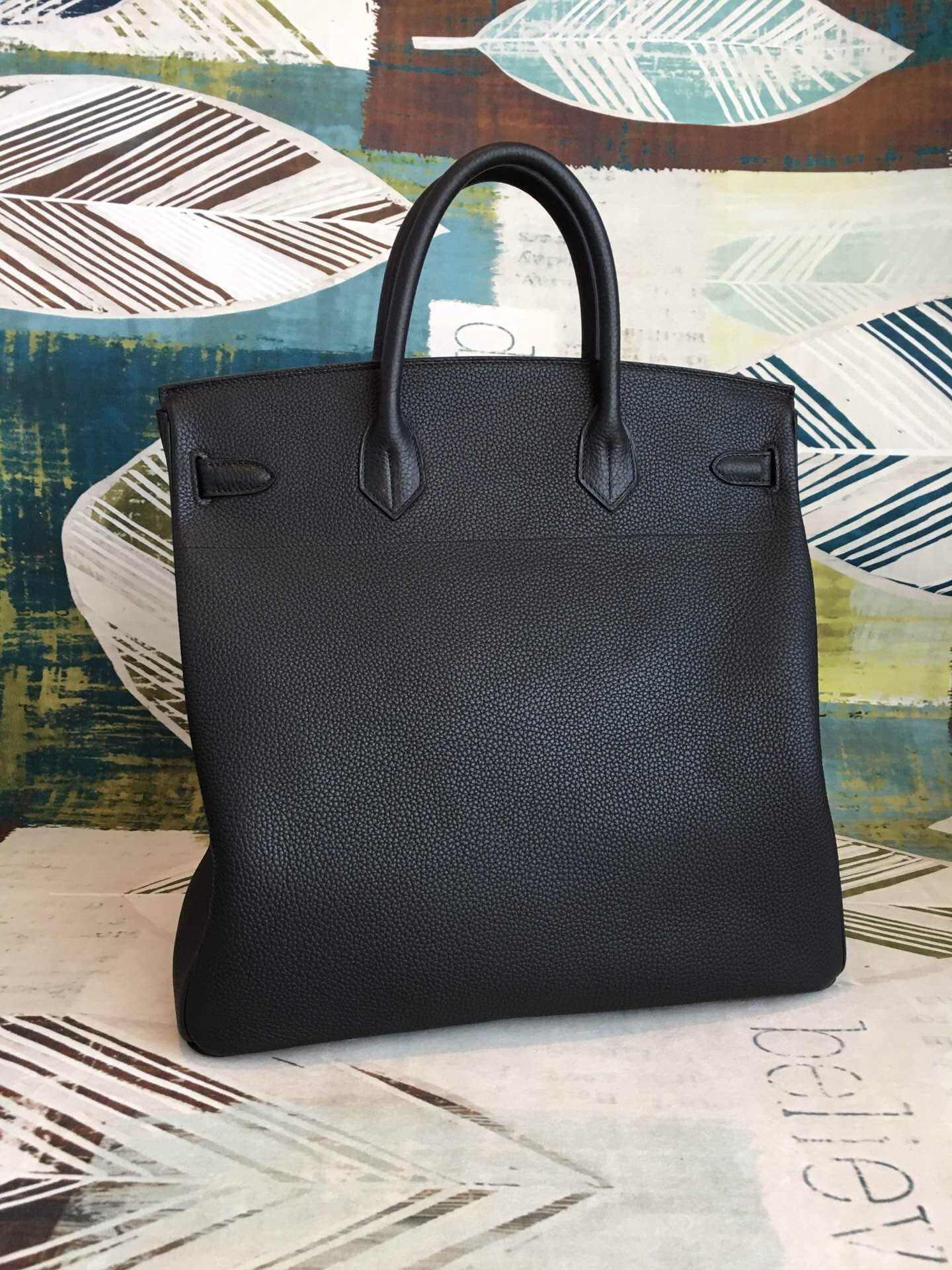 HM Birkin Black For Women Gold Toned Hardware 16.5in/42cm
