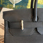 HM Birkin Black For Women Gold Toned Hardware 16.5in/42cm