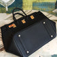 HM Birkin Black For Women Gold Toned Hardware 16.5in/42cm
