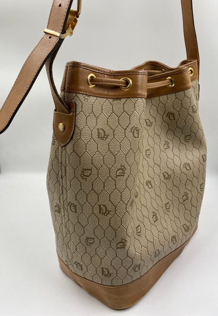 Vintage Dior Honeycomb Bucket Bag