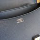 HM Constance 18 Epsom Navy Blue For Women Silver Toned Hardware, Womenâ€™s Handbags, Shoulder Bags 7.1in/18cm