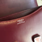 HM Constance Burgundy For Women Silver Toned Hardware 7.4in/19cm