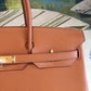 HM Birkin Brown For Women Gold Toned Hardware 11.8in/30cm