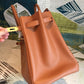 HM Birkin Brown For Women Gold Toned Hardware 11.8in/30cm