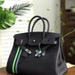 HM Birkin Black For Women Silver Toned Hardware 14in/35cm
