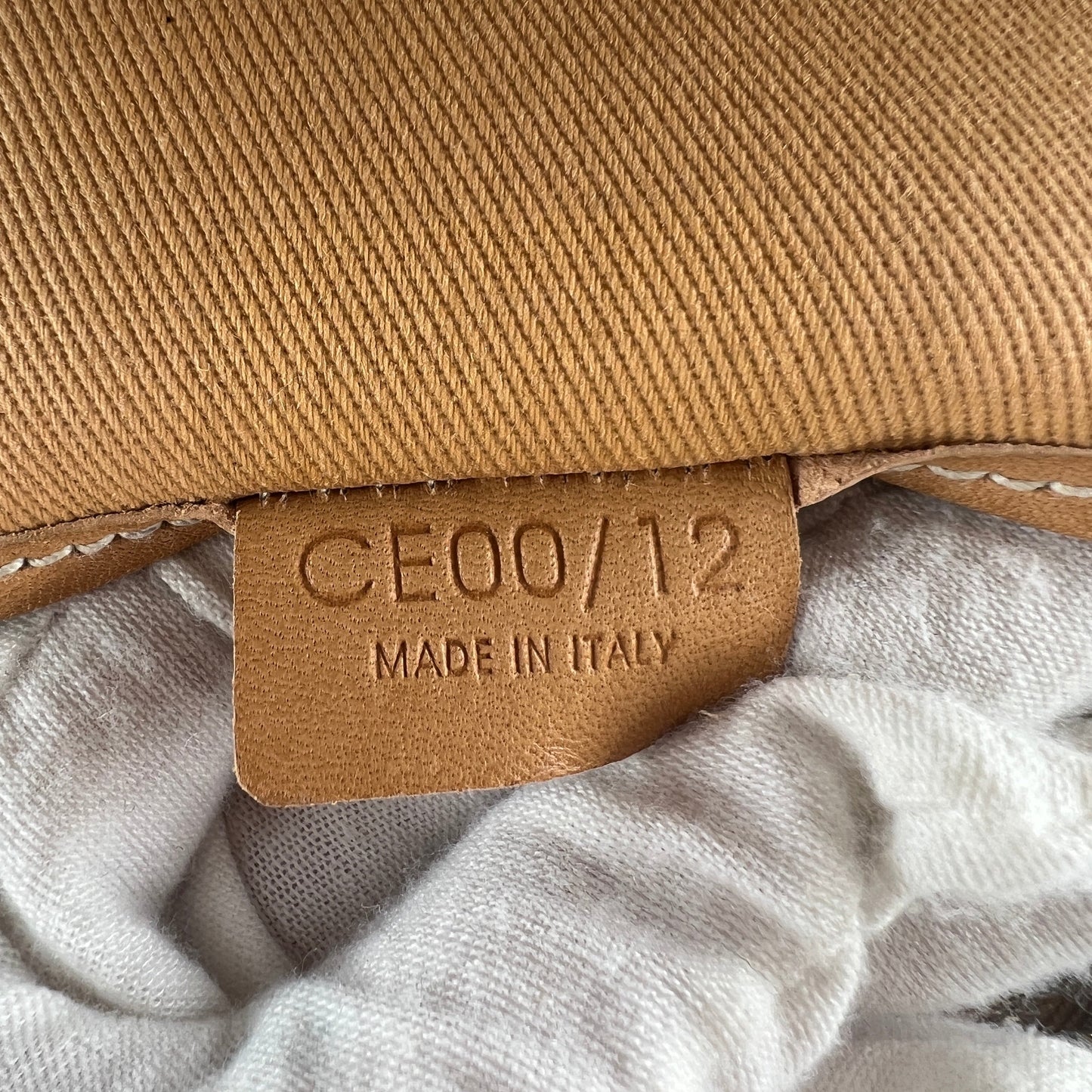 Celine Vintage Canvas Shoulder Bag