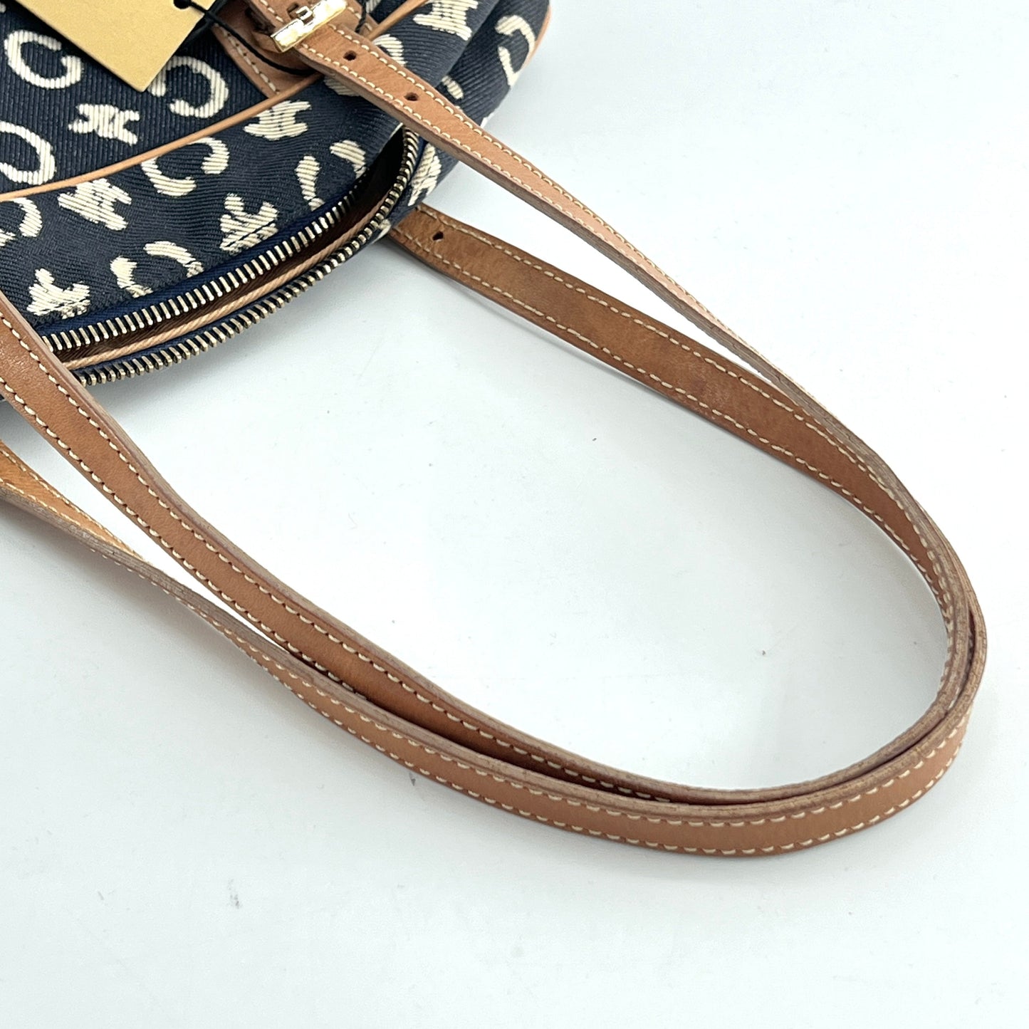 Celine Vintage Canvas Shoulder Bag