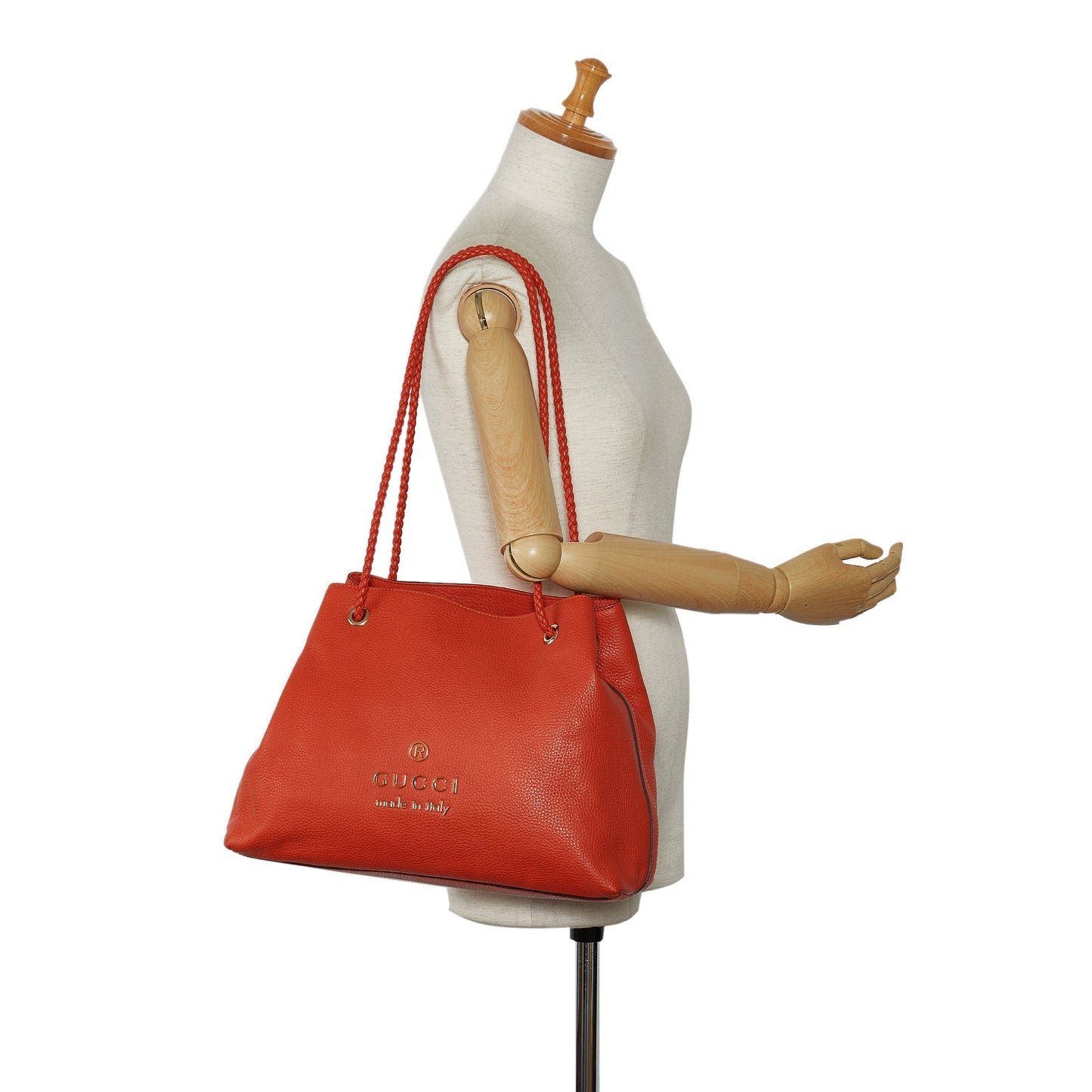 GUCCI Leather Gifford Tote Bag