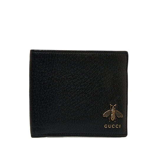 GUCCI Animalier Bee Bifold Wallet Small Wallets