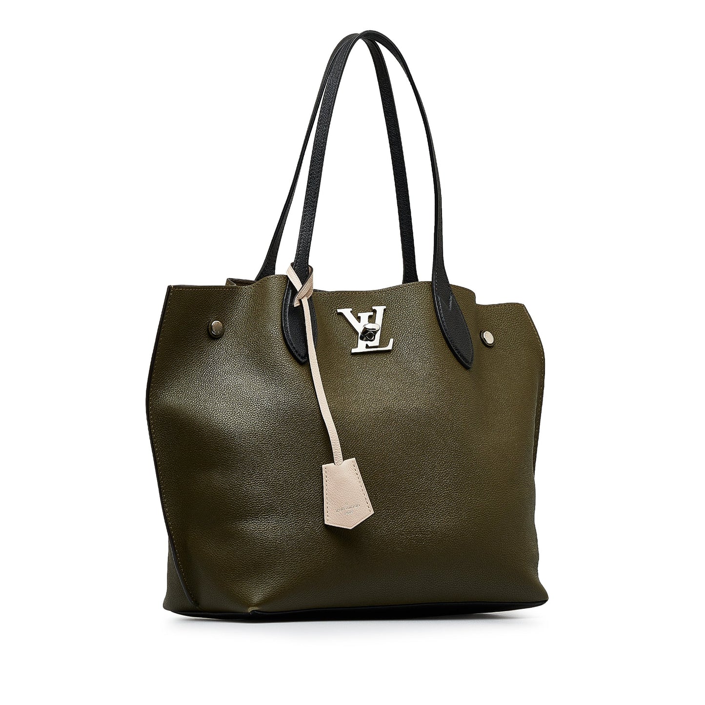 Green Louis Vuitton Lockme Go Tote