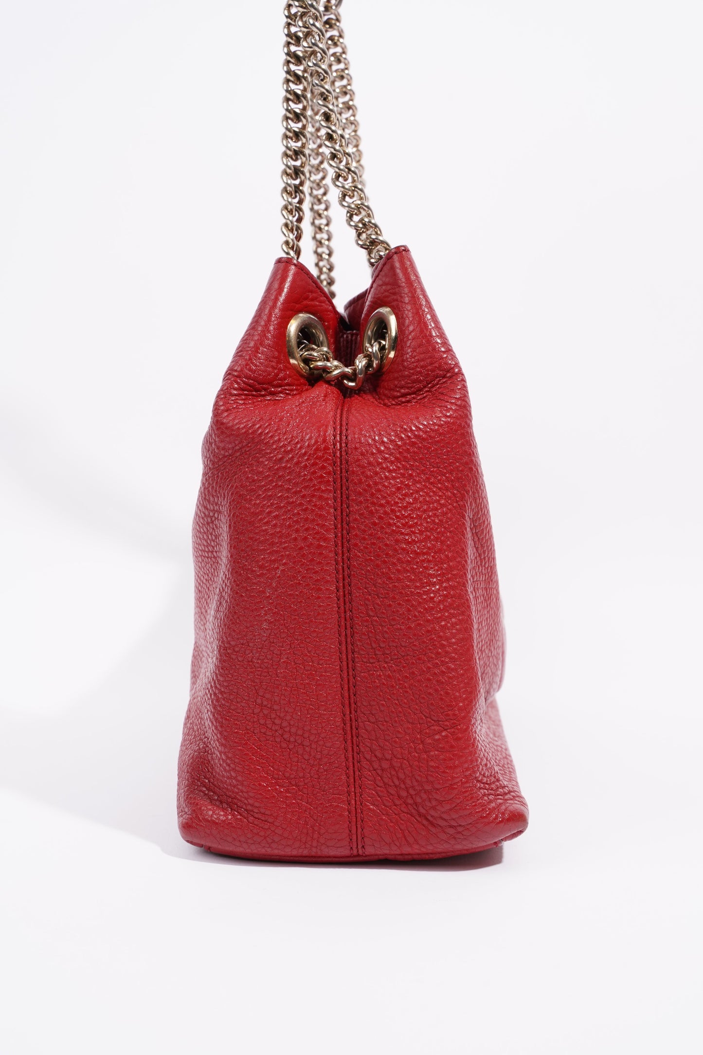 Gucci Soho Tote Red Leather