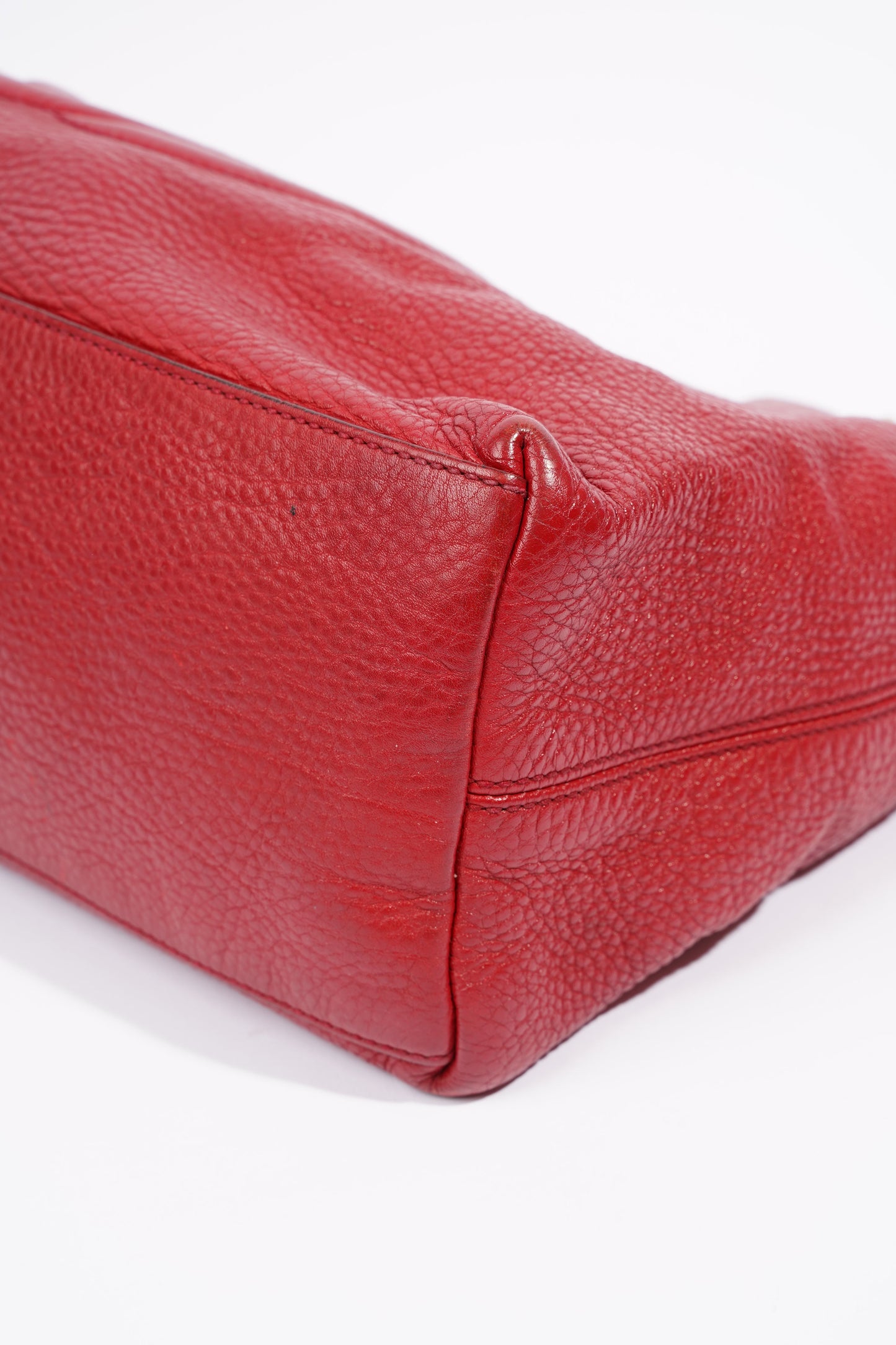 Gucci Soho Tote Red Leather