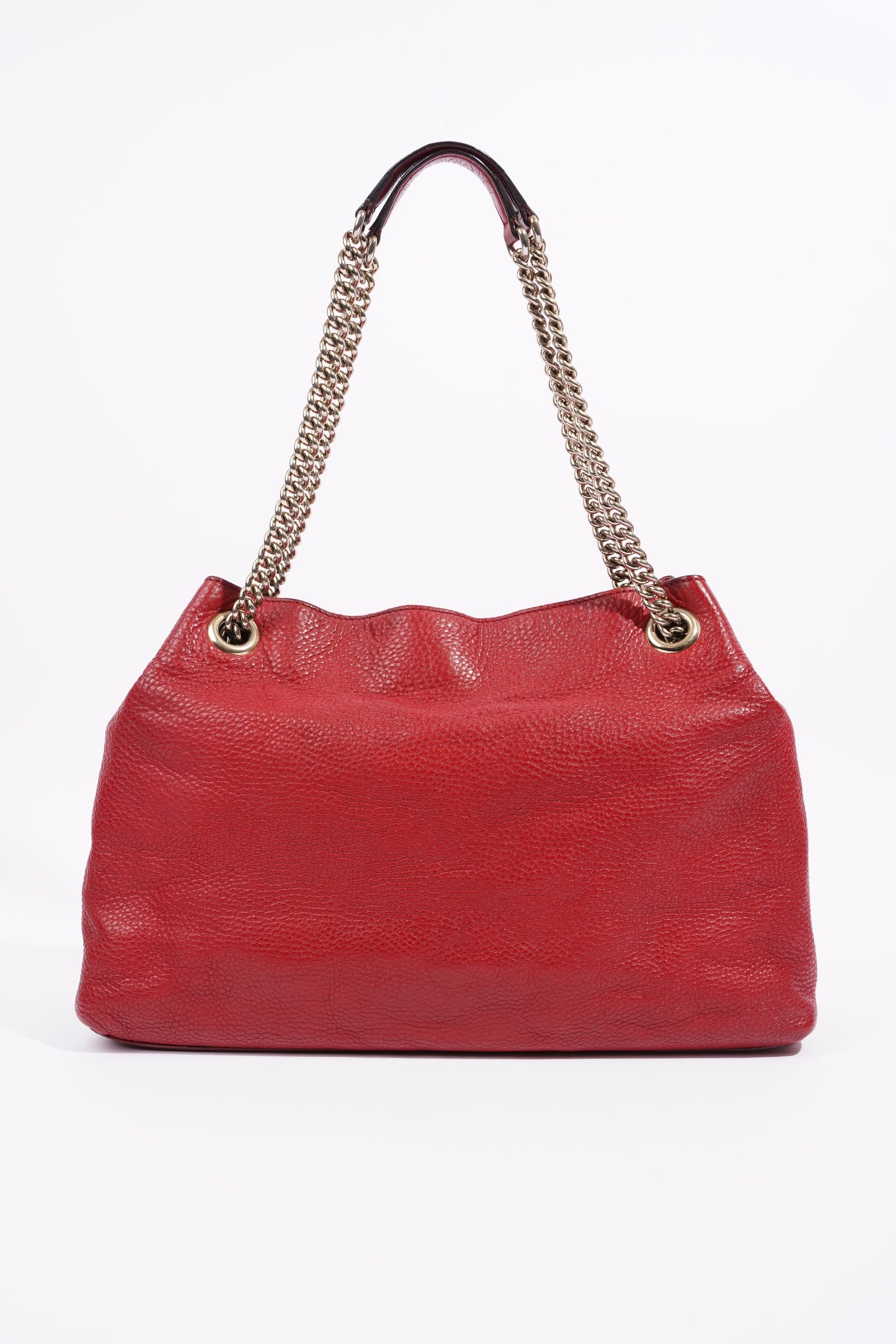 Gucci Soho Tote Red Leather