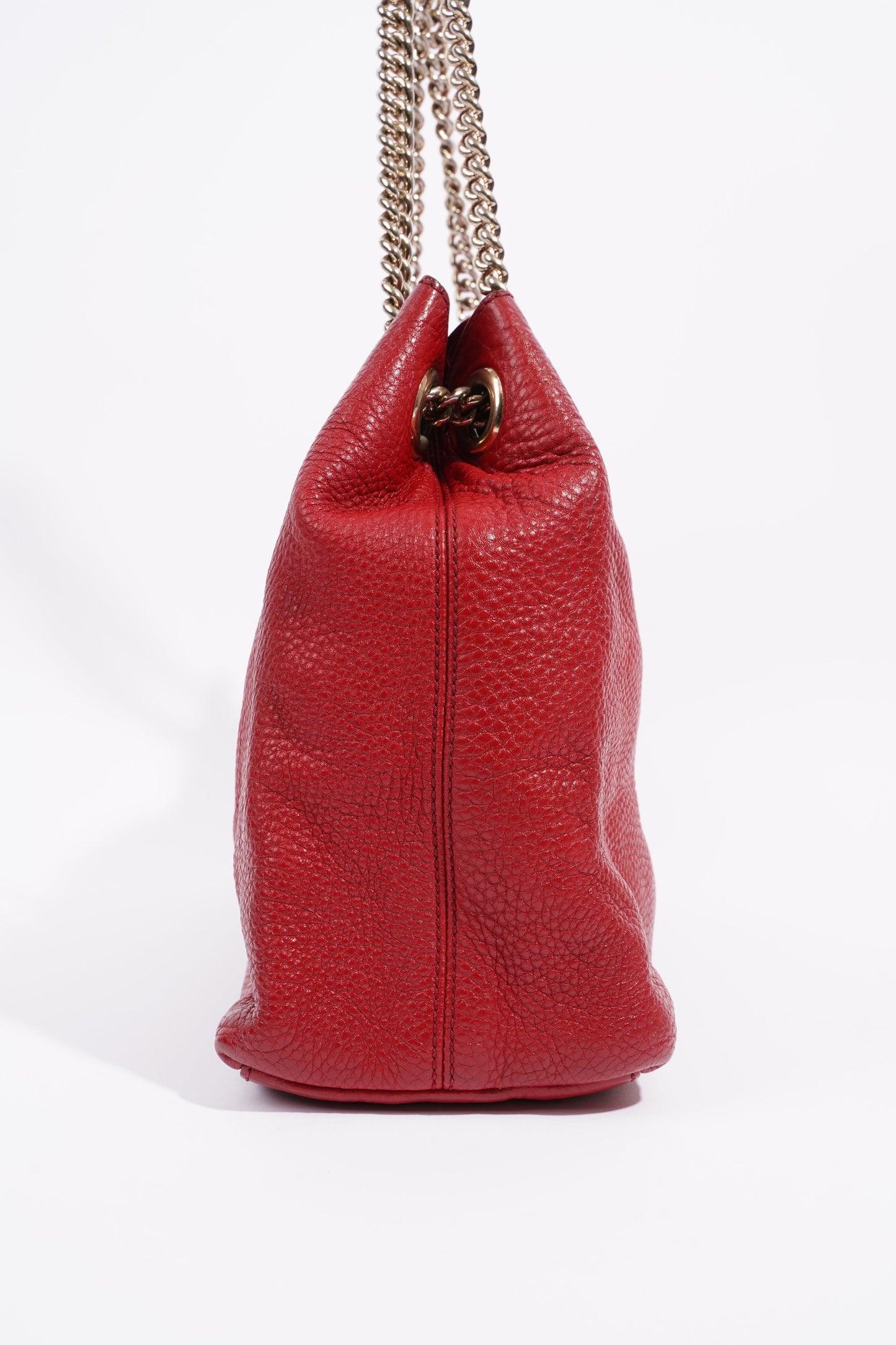 Gucci Soho Tote Red Leather