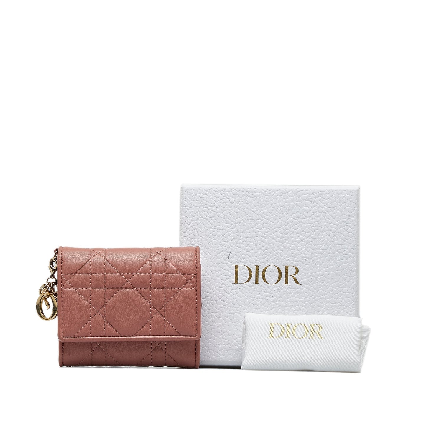 DIORCannage Lady  Lotus Wallet Small Wallets