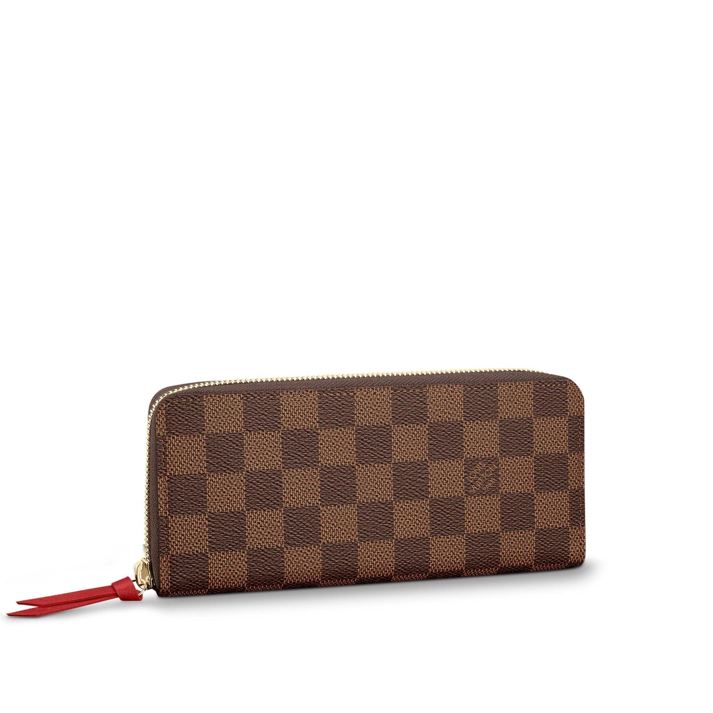 LOUIS VUITTON DAMIER EBENE CLÉMENCE WALLET CHERRY