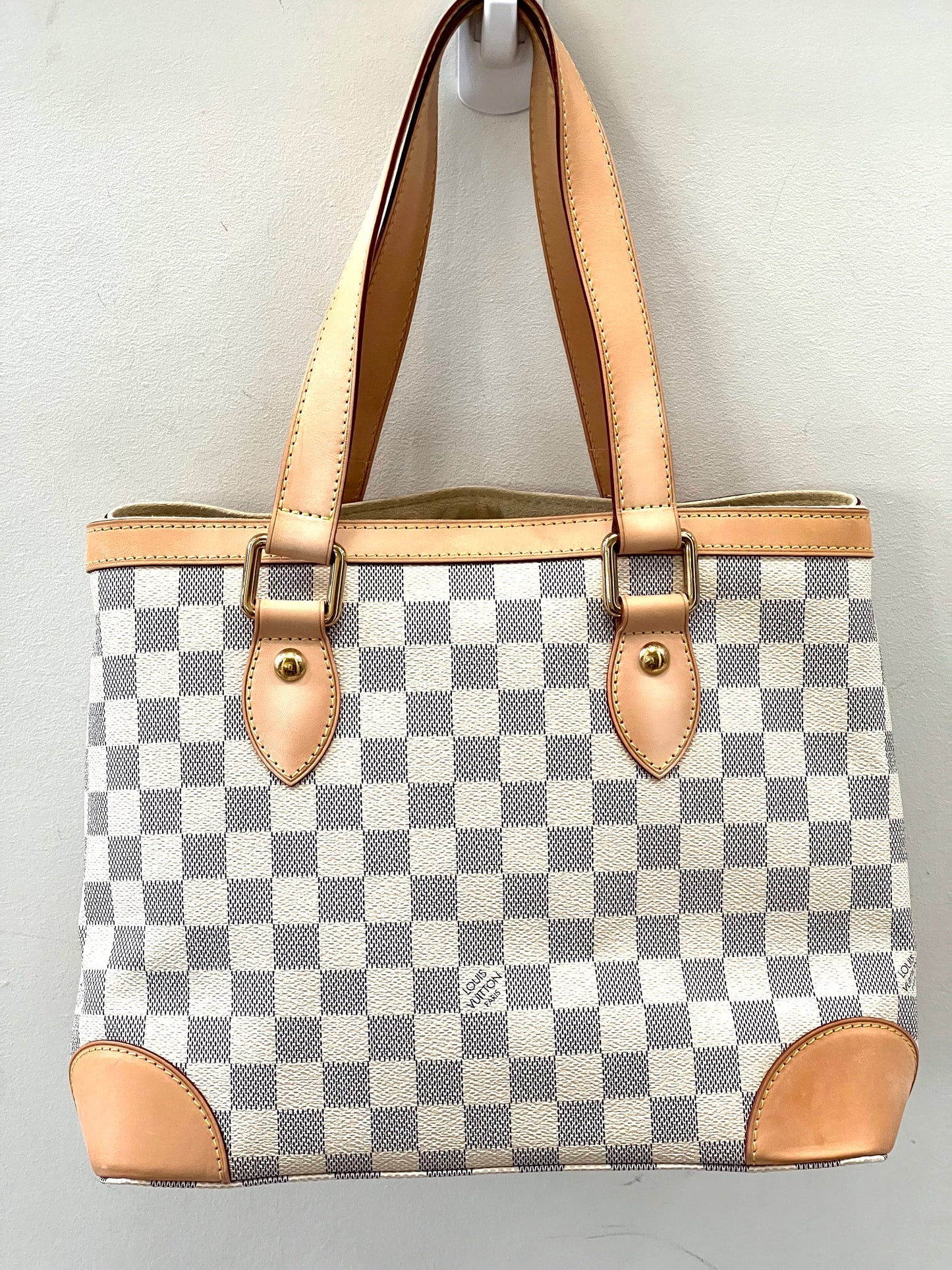 LOUIS VUITTON DAMIER AZUR HAMPSTEAD PM TOTE BAG