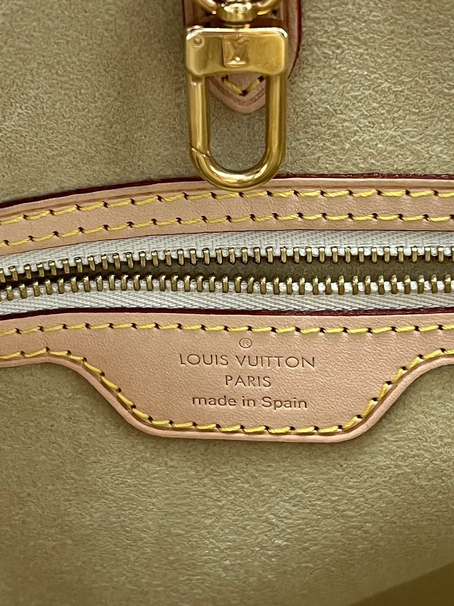 LOUIS VUITTON DAMIER AZUR HAMPSTEAD PM TOTE BAG