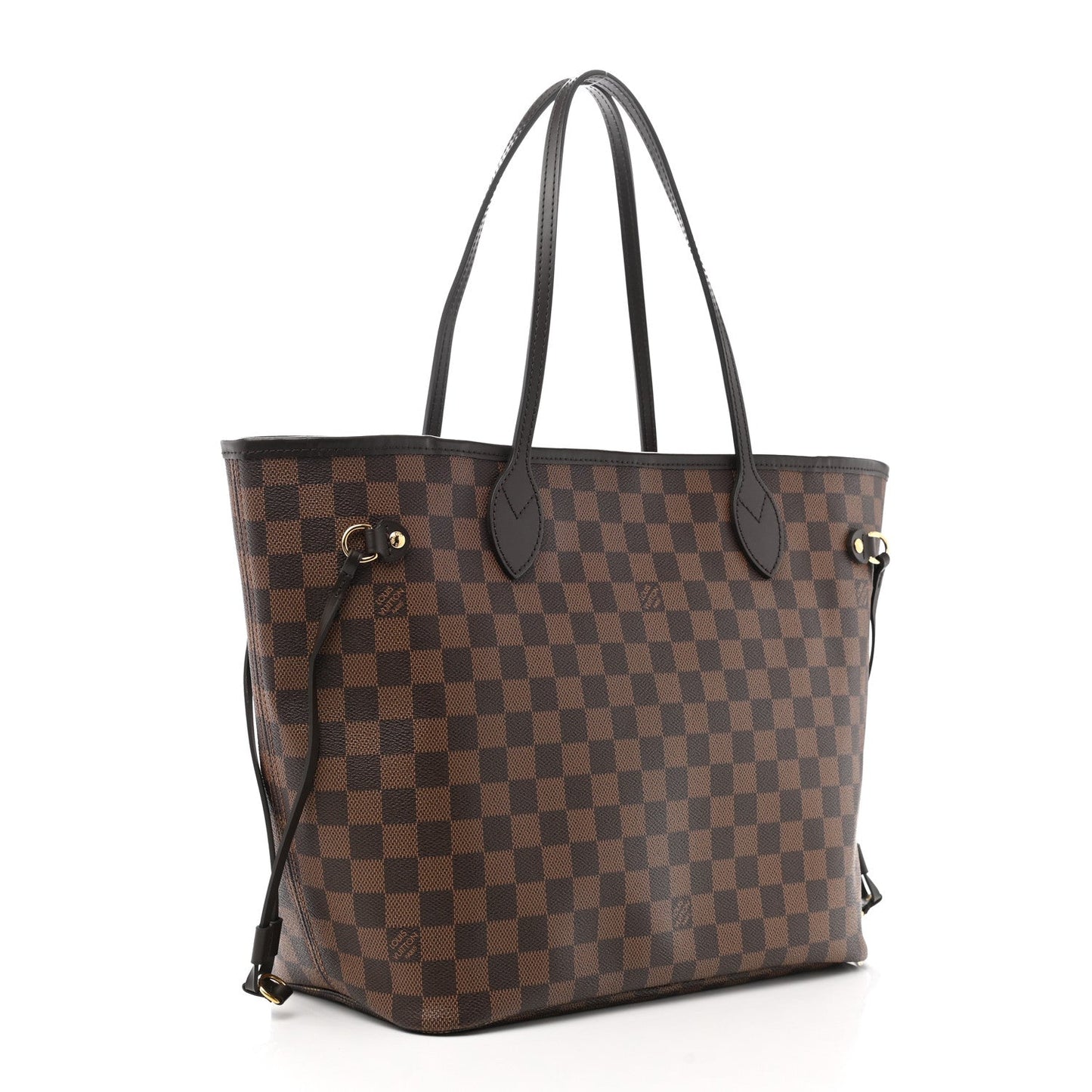 LOUIS VUITTON DAMIER EBENE NEVERFULL MM TOTE BAG