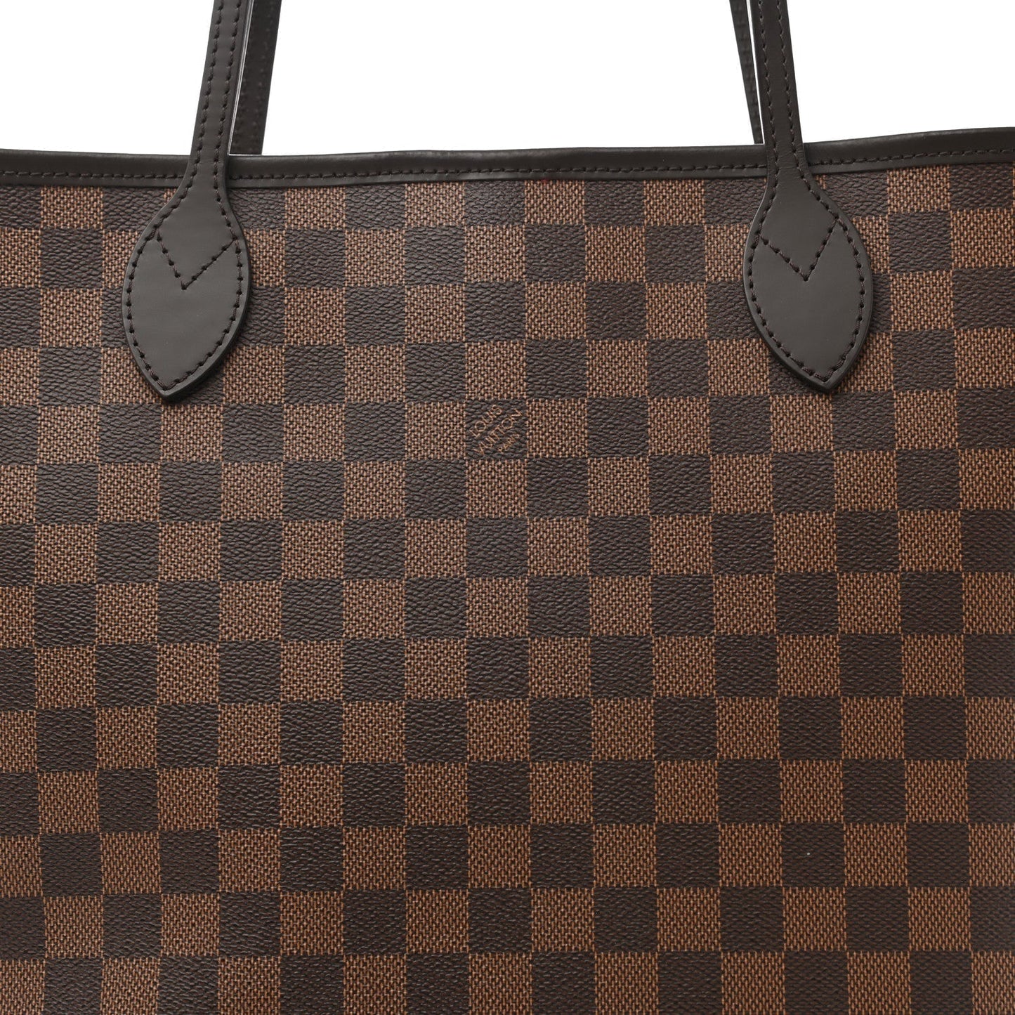 LOUIS VUITTON DAMIER EBENE NEVERFULL MM TOTE BAG