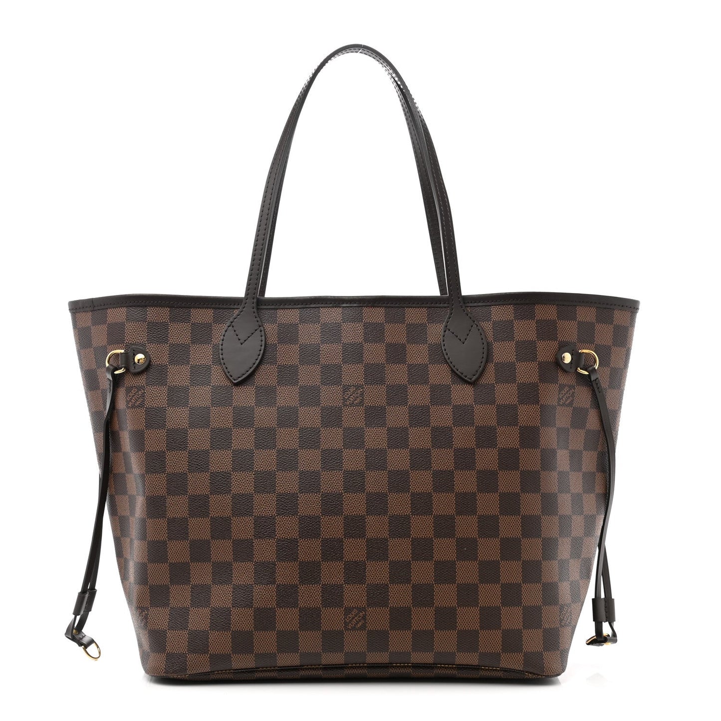 LOUIS VUITTON DAMIER EBENE NEVERFULL MM TOTE BAG