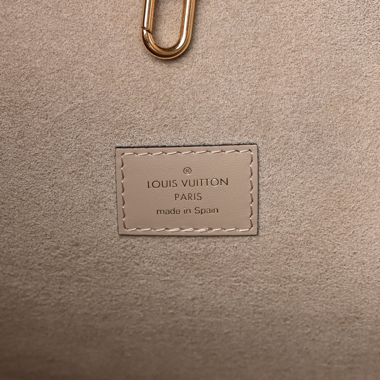 LOUIS VUITTON EPI LEATHER NEVERFULL MM TOTE BAG GALET